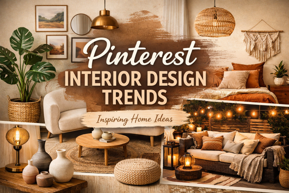Pinterest trends of interior design